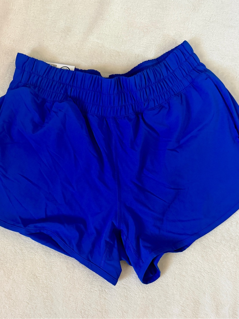NWT Women’s Royal Blue Athletic Shorts with Elastic Waistband
